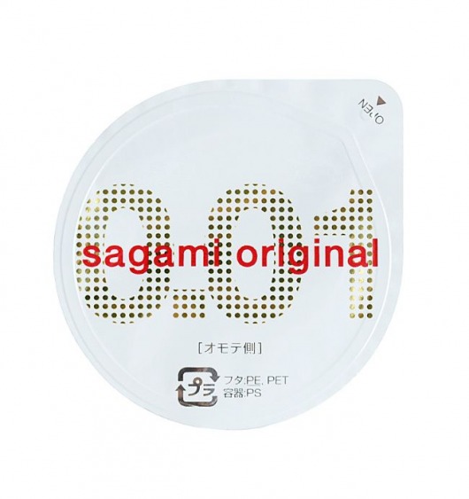 Супертонкий презерватив Sagami Original 0.01 - 1 шт. - Sagami - купить с доставкой в Электростали