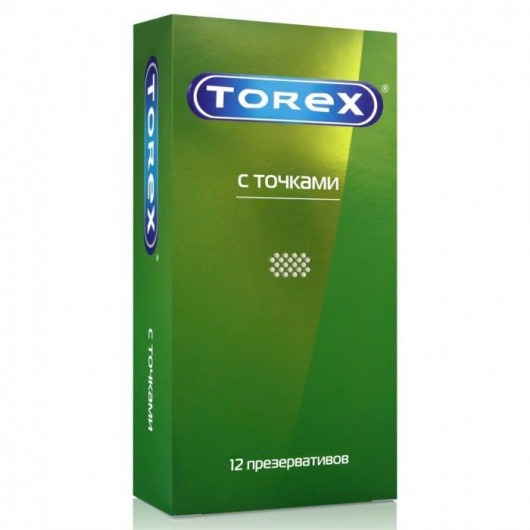 Текстурированные презервативы Torex  С точками  - 12 шт. - Torex - купить с доставкой в Электростали