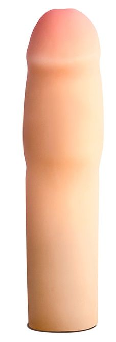 Телесная насадка-удлинитель на пенис PERFORMANCE 1.5INCH COCK XTENDER - 16 см. - Blush Novelties - в Электростали купить с доставкой