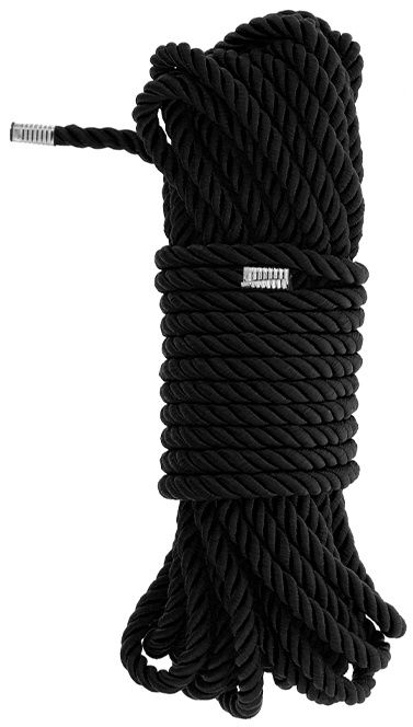 Черная веревка для бондажа BONDAGE ROPE - 10 м. - Dream Toys - купить с доставкой в Электростали