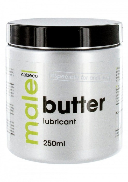 Анальный лубрикант MALE Cobeco Butter Lubricant - 250 мл. - Cobeco - купить с доставкой в Электростали