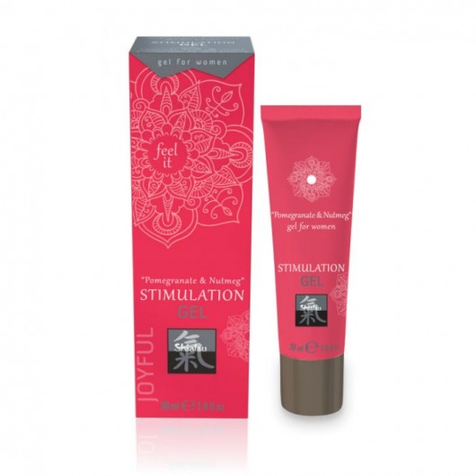 Возбуждающий интимный гель для двоих STIMULATION GEL Pomegranate   Nutmeg - 30 мл. - Shiatsu - купить с доставкой в Электростали