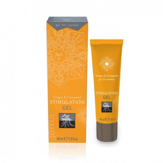 Возбуждающий интимный гель STIMULATION GEL Ginger   Cinnamon - 30 мл. - Shiatsu - купить с доставкой в Электростали