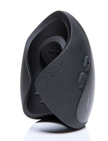 Черный инновационный мужской вибратор PULSE SOLO ESSENTIAL - Hot Octopuss - в Электростали купить с доставкой