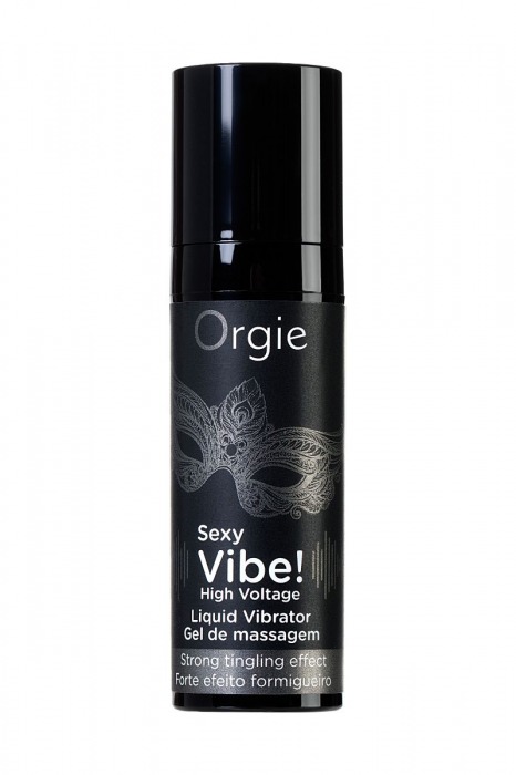 Гель для массажа ORGIE Sexy Vibe High Voltage с эффектом вибрации - 15 мл. - ORGIE - купить с доставкой в Электростали