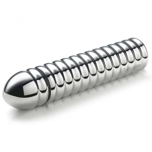 Рельефный фаллос для интенсивного электросекса Groovey George - 20 см. - MyStim - купить с доставкой в Электростали