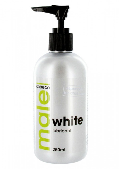 Анальная смазка на водной основе MALE Cobeco White Lubricant - 250 мл. - Cobeco - купить с доставкой в Электростали
