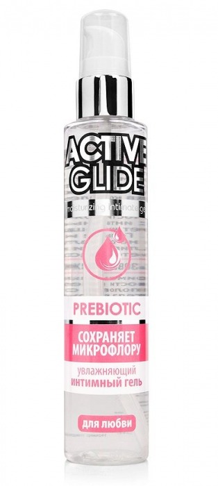 Увлажняющий интимный гель Active Glide Prebiotic - 100 гр. - Биоритм - купить с доставкой в Электростали