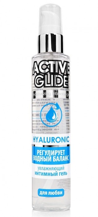 Увлажняющий интимный гель Active Glide Hyaluronic - 100 гр. - Биоритм - купить с доставкой в Электростали