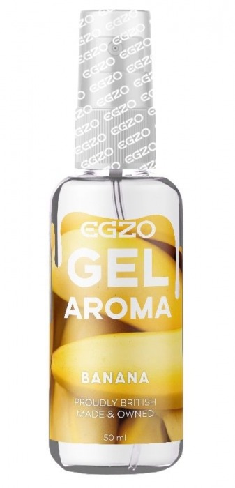 Интимный лубрикант EGZO AROMA с ароматом банана - 50 мл. - EGZO - купить с доставкой в Электростали