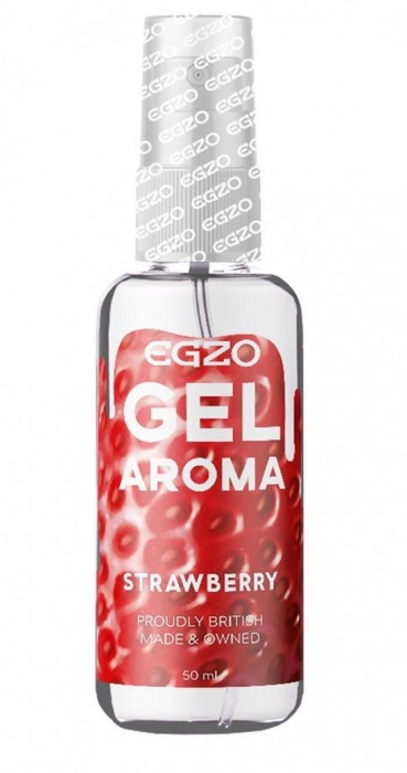 Интимный лубрикант EGZO AROMA с ароматом клубники - 50 мл. - EGZO - купить с доставкой в Электростали