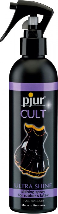 Спрей для ухода за одеждой из латекса pjur CULT Ultra Shine - 250 мл. - Pjur - купить с доставкой в Электростали