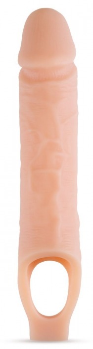 Телесный реалистичный фаллоудлинитель 10 Inch Silicone Cock Sheath Penis Extender - 25,4 см. - Blush Novelties - в Электростали купить с доставкой