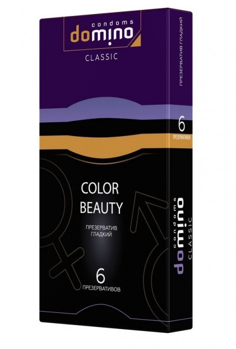 Разноцветные презервативы DOMINO Colour Beauty - 6 шт. - Domino - купить с доставкой в Электростали