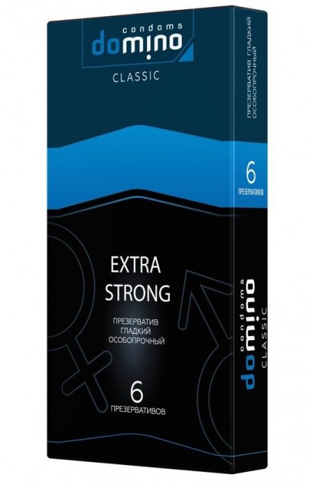 Суперпрочные презервативы DOMINO Extra Strong - 6 шт. - Domino - купить с доставкой в Электростали