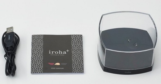 Бордовый клиторальный стимулятор IROHA TORI - Tenga