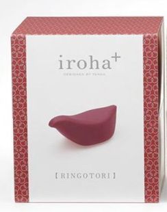 Бордовый клиторальный стимулятор IROHA TORI - Tenga