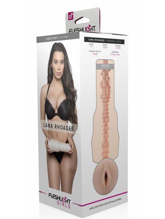 Мастурбатор-вагина Fleshlight Girls - Lana Rhoades Destiny - Fleshlight - в Электростали купить с доставкой