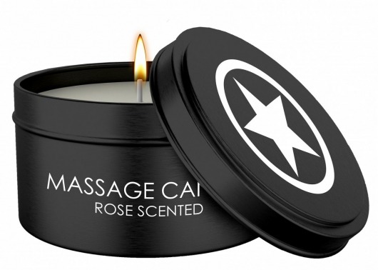 Массажная свеча с ароматом розы Massage Candle - Shots Media BV - купить с доставкой в Электростали