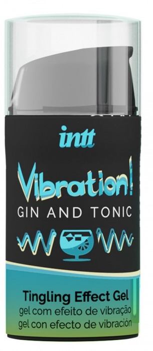 Жидкий интимный гель с эффектом вибрации Vibration! Gin   Tonic - 15 мл. - INTT - купить с доставкой в Электростали