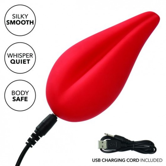 Красный клиторальный вибромассажер Red Hot Flicker - California Exotic Novelties