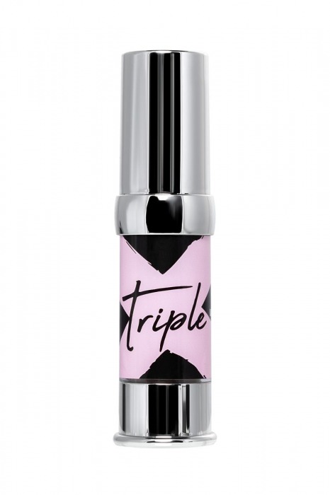 Возбуждающий гель с эффектом вибрации и охлаждения Triple X 3 in 1 Unisex Pleasure Enhancer Gel - 15 мл. - Secret Play - купить с доставкой в Электростали