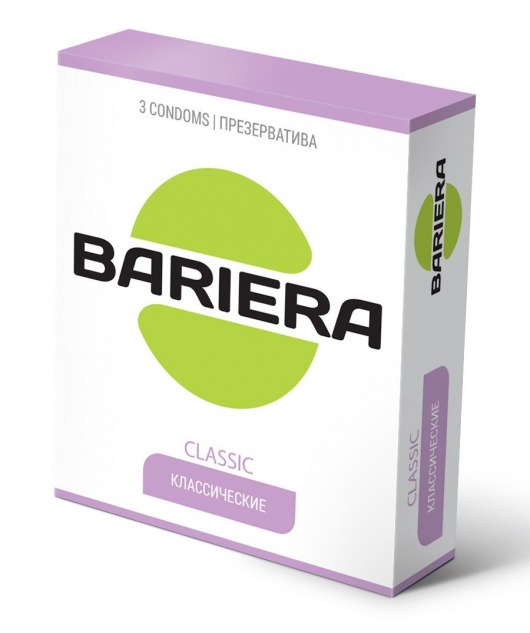 Классические презервативы Bariera Classic - 3 шт. - Bariera - купить с доставкой в Электростали