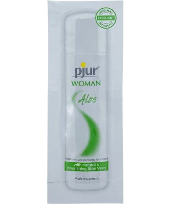 Лубрикант на водной основе pjur WOMAN Aloe - 2 мл. - Pjur - купить с доставкой в Электростали