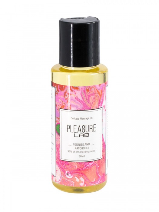 Массажное масло Pleasure Lab Delicate с ароматом пиона и пачули - 50 мл. - Pleasure Lab - купить с доставкой в Электростали