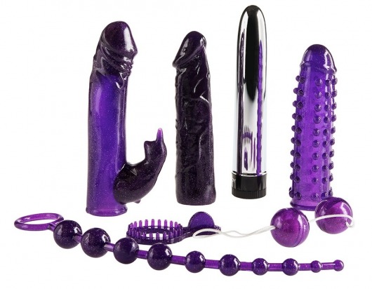 Набор фиолетовых стимуляторов Imperial Rabbit Kit - Toy Joy - купить с доставкой в Электростали