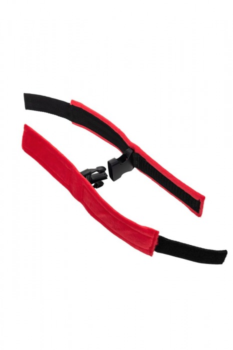 Красно-черные велюровые оковы Anonymo - ToyFa - купить с доставкой в Электростали