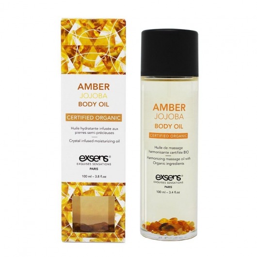 Органическое массажное масло AMBER JOJOBA - 100 мл. - Exsens - купить с доставкой в Электростали