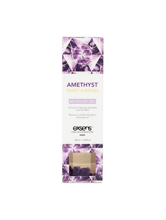 Органическое массажное масло AMETHYST SWEET ALMOND - 100 мл. - Exsens - купить с доставкой в Электростали