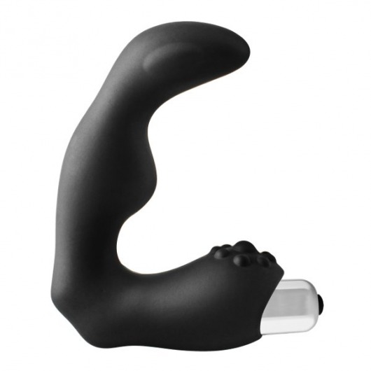 Черный вибромассажер простаты FantASStic Vibrating Prostate Massager - 11,3 см. - Dream Toys - в Электростали купить с доставкой