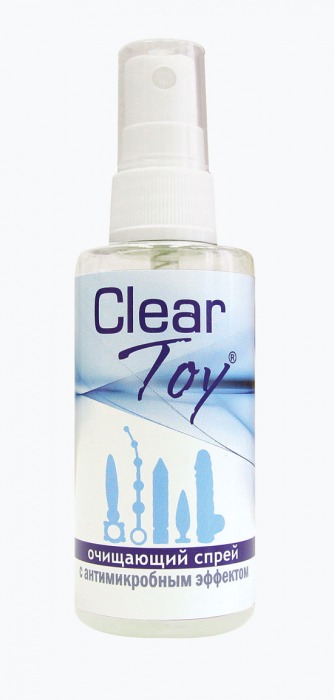 Очищающий спрей Clear Toy с антимикробным эффектом - 100 мл. - Биоритм - купить с доставкой в Электростали