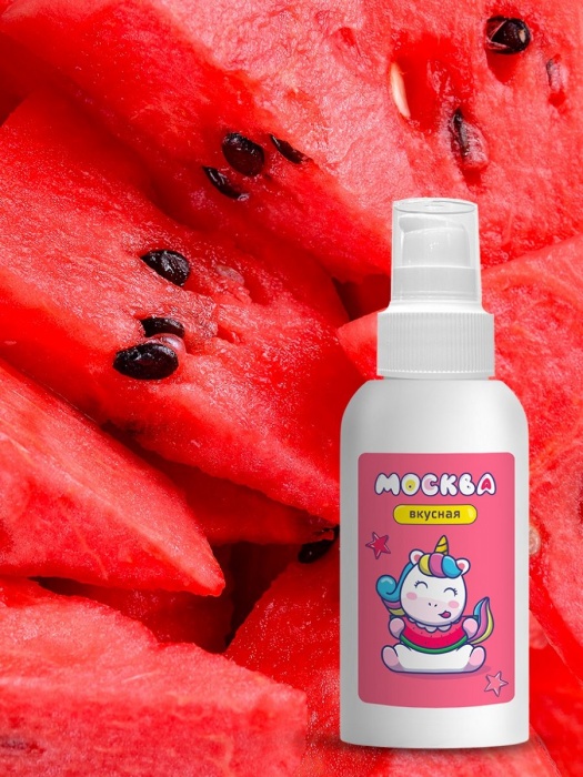 Универсальная смазка с ароматом арбуза  Москва Вкусная  - 100 мл. - Москва - купить с доставкой в Электростали