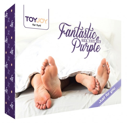 Эротический набор FANTASTIC PURPLE SEX TOY KIT - Toy Joy - купить с доставкой в Электростали