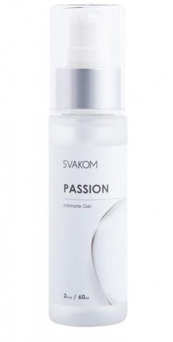 Смазка на водной основе Passion Intimate Gel - 60 мл. - Svakom - купить с доставкой в Электростали