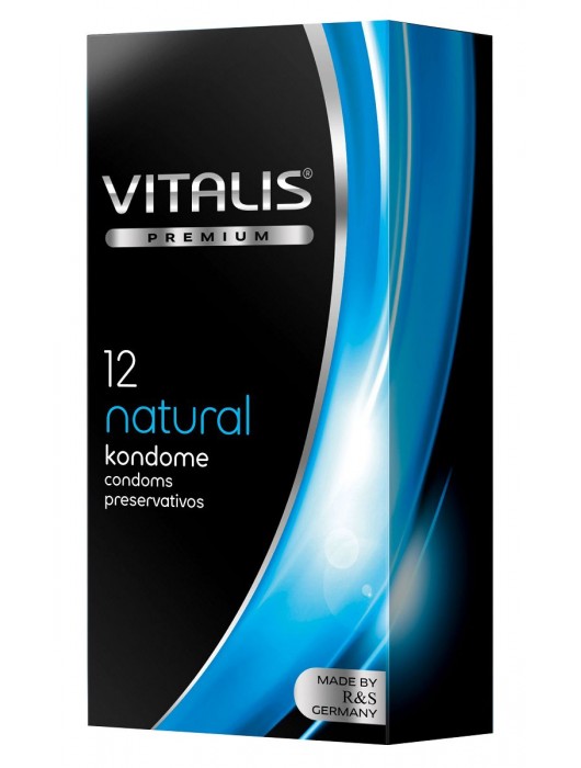 Классические презервативы VITALIS PREMIUM natural - 12 шт. - Vitalis - купить с доставкой в Электростали