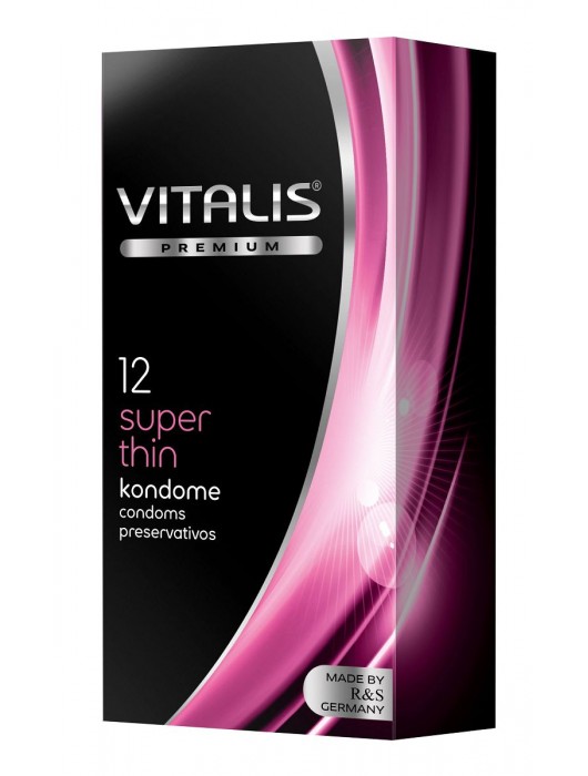 Ультратонкие презервативы VITALIS PREMIUM super thin - 12 шт. - Vitalis - купить с доставкой в Электростали