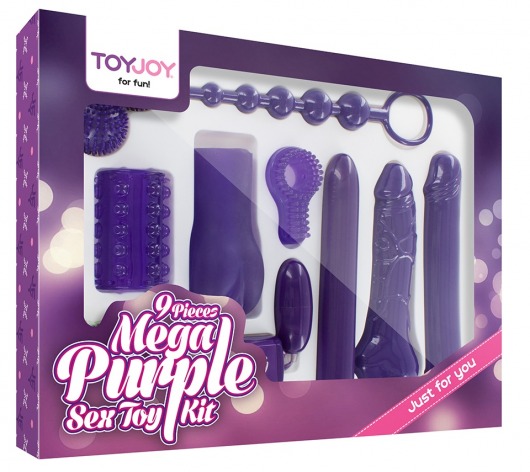 Эротический набор Toy Joy Mega Purple - Toy Joy - купить с доставкой в Электростали