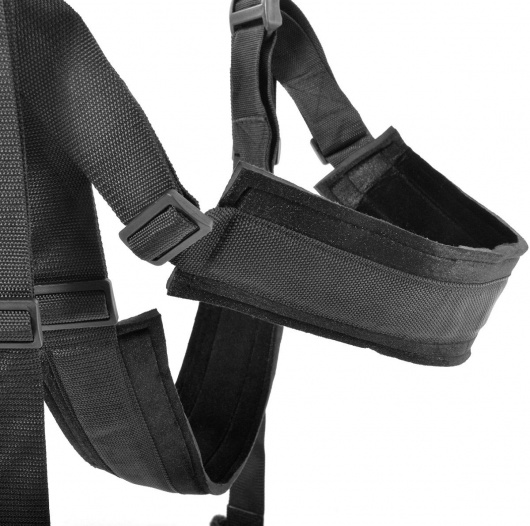 Чёрные секс-качели Spinning Fantasy Swing - Pipedream - купить с доставкой в Электростали