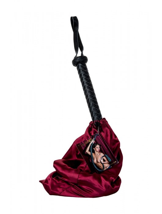 Длинный кожаный кнут с хлопушками на конце - ToyFa - купить с доставкой в Электростали