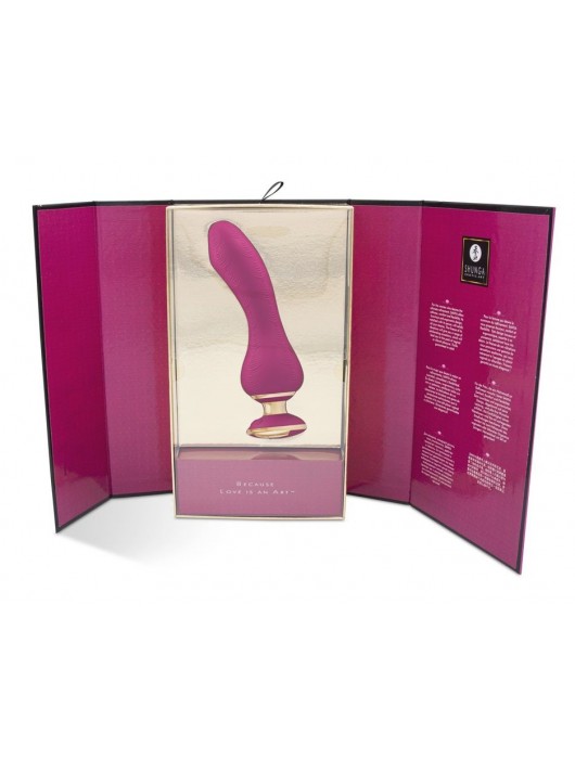 Малиновый вибростимулятор SANYA - 18,5 см. - Shunga