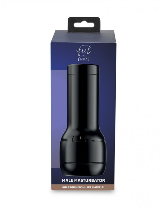 Коричневый мастурбатор-вагина Feel Stroker - Kiiroo - в Электростали купить с доставкой