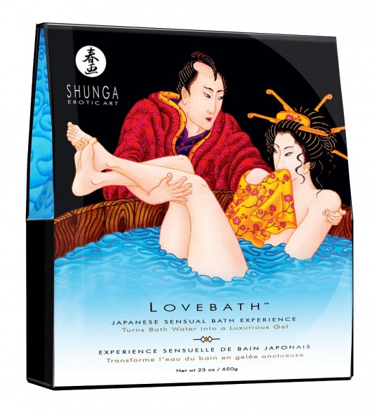 Соль для ванны Lovebath Ocean temptation, превращающая воду в гель - 650 гр. - Shunga - купить с доставкой в Электростали