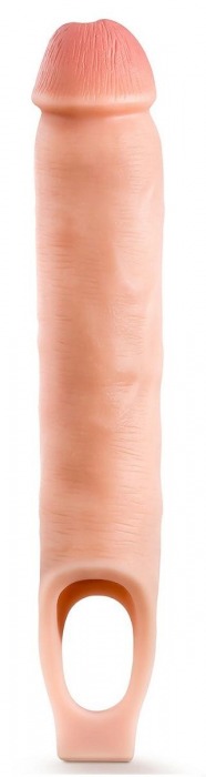 Телесная насадка-удлинитель 11.5 Inch Silicone Cock Sheath Penis Extender - 29,2 см. - Blush Novelties - в Электростали купить с доставкой