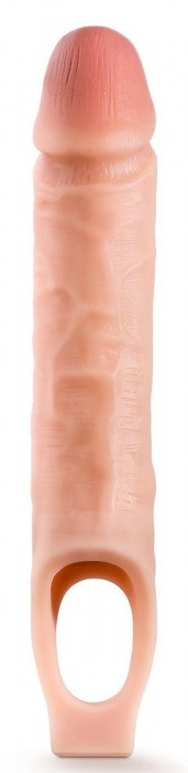 Телесная насадка на пенис 10 Inch Cock Sheath Extender - 25 см. - Blush Novelties - в Электростали купить с доставкой