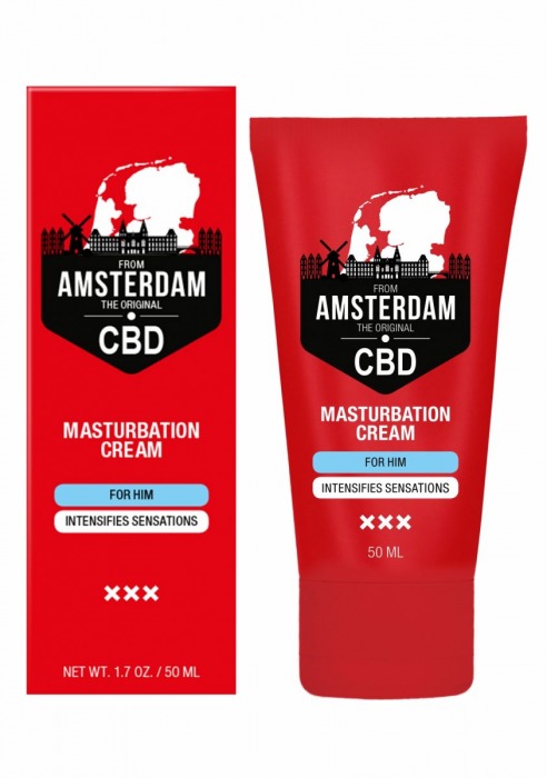 Крем для мастурбации для мужчин CBD from Amsterdam Masturbation Cream For Him - 50 мл. - Shots Media BV - купить с доставкой в Электростали