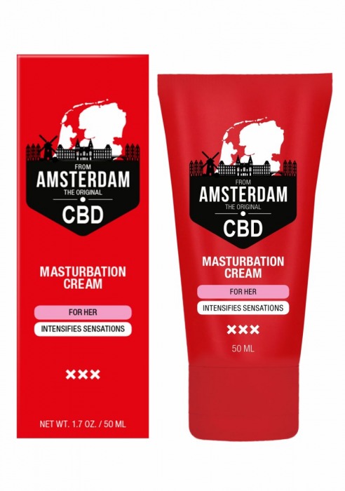 Крем для мастурбации для женщин CBD from Amsterdam Masturbation Cream For Her - 50 мл. - Shots Media BV - купить с доставкой в Электростали